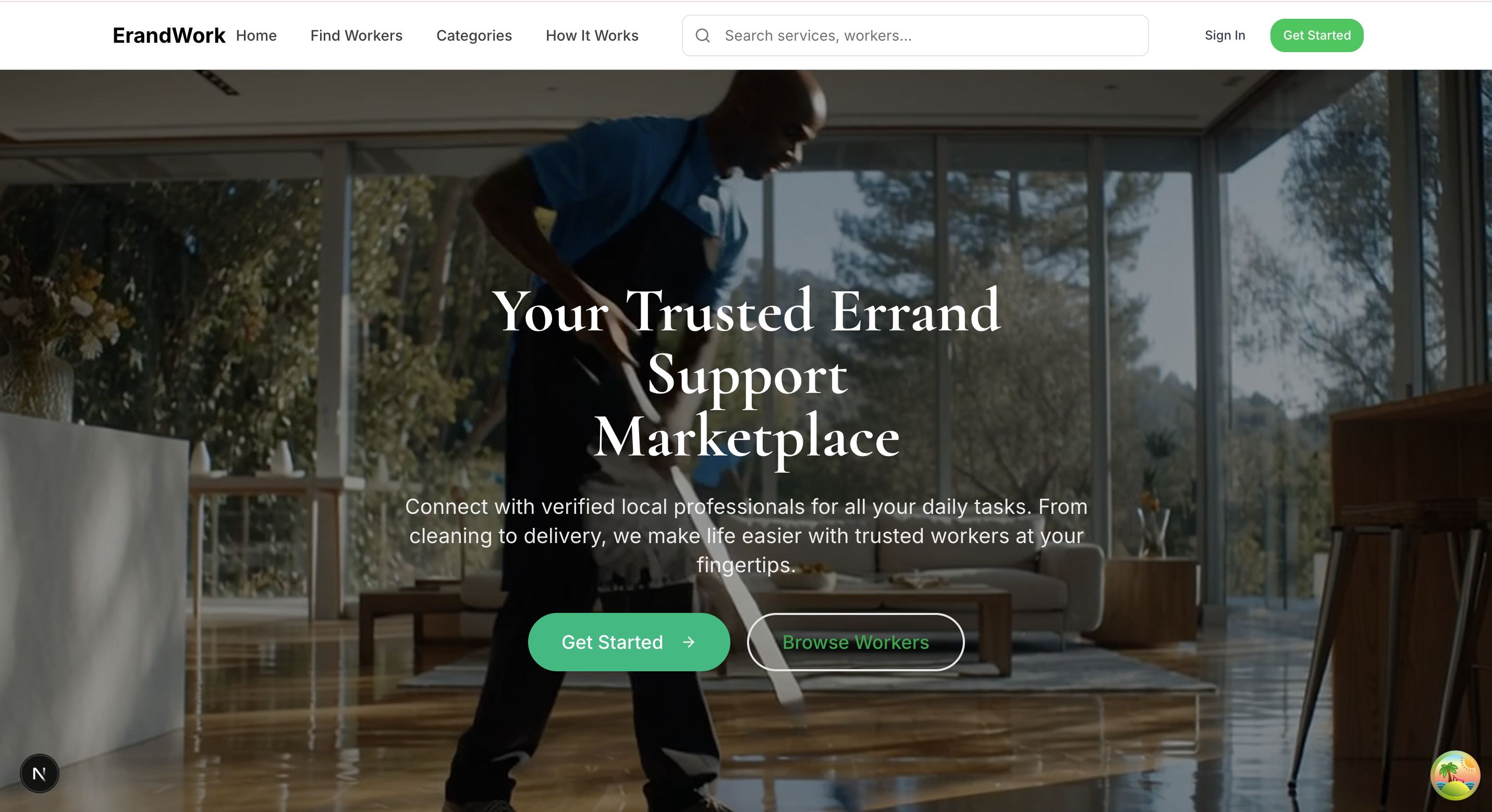 ErandWork — screenshot